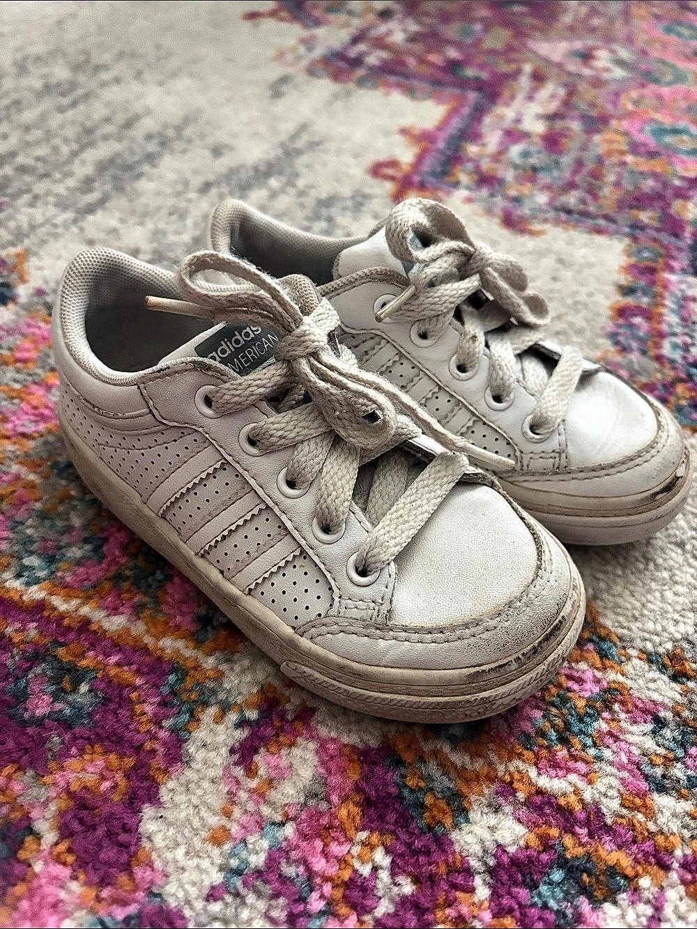 adidas Kids Sneakers Toddler US 7 White